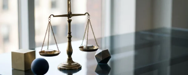 Composition abstraite représentant l'équilibre entre performance financière et protection du capital dans l'univers des produits structurés