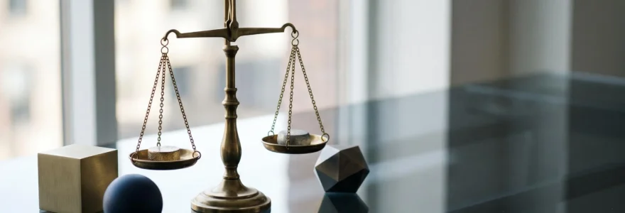 Composition abstraite représentant l'équilibre entre performance financière et protection du capital dans l'univers des produits structurés